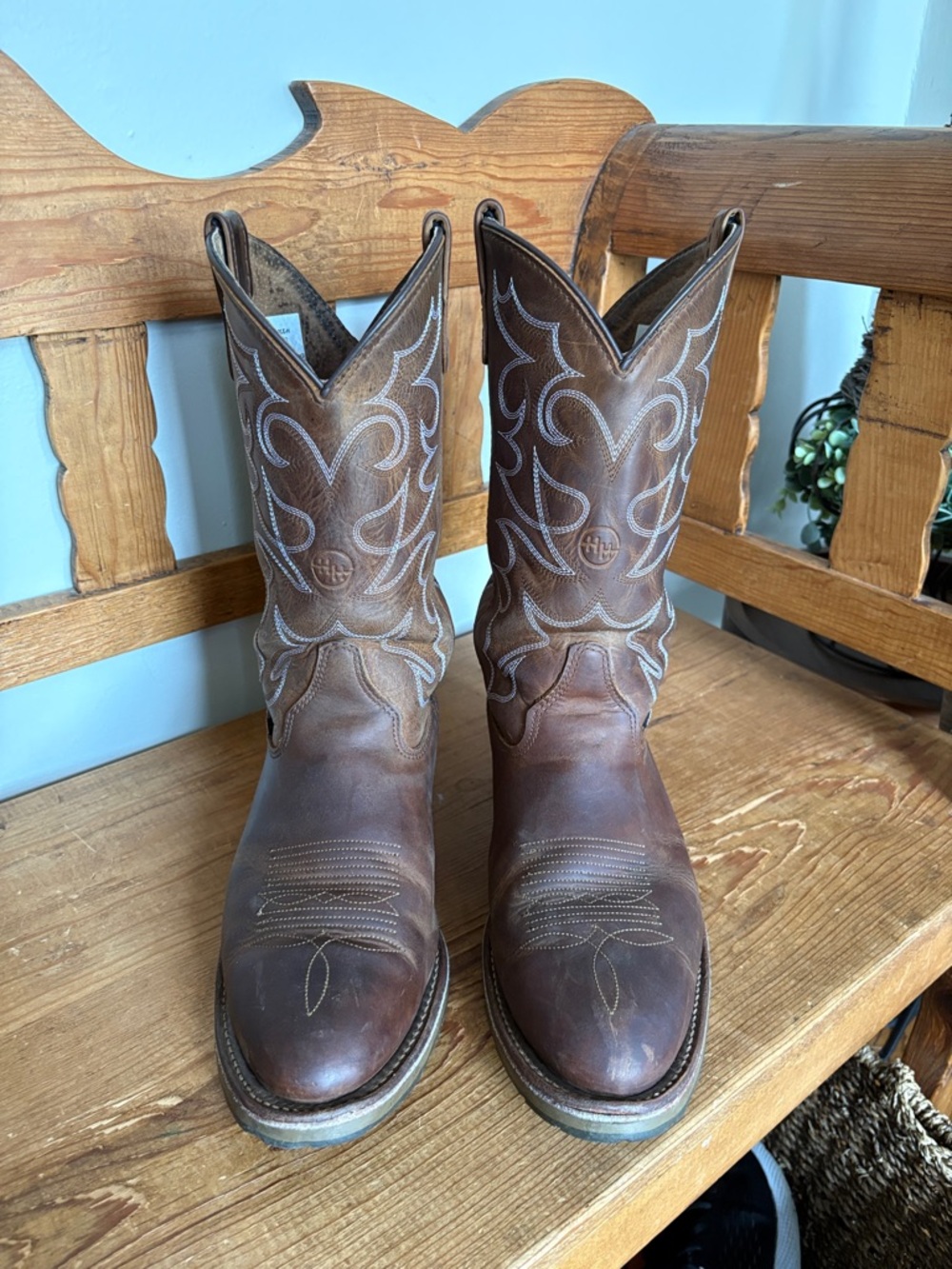 Men’s Double H Men's Brown Western Cowboy Boots